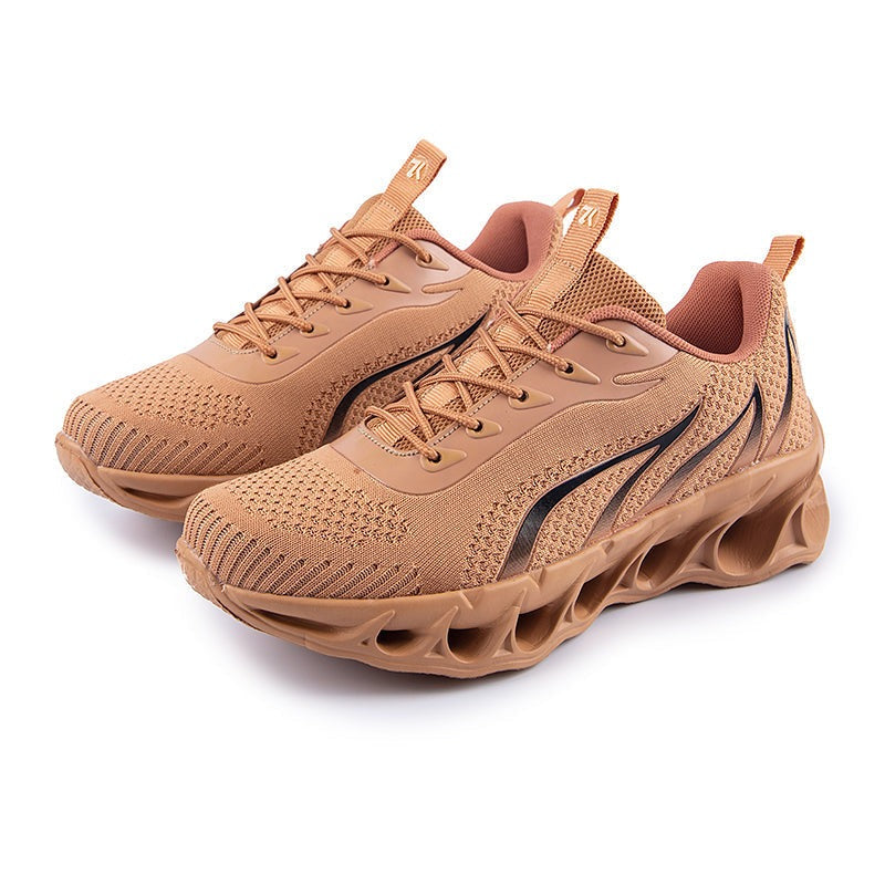 Softsfeel Men's Relieve Foot Pain Perfect Walking Shoes - Brown