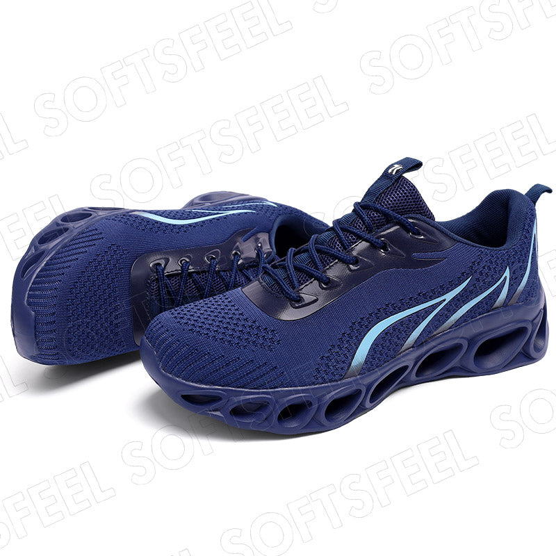 Softsfeel Women's Relieve Foot Pain Perfect Walking Shoes - Dark Blue