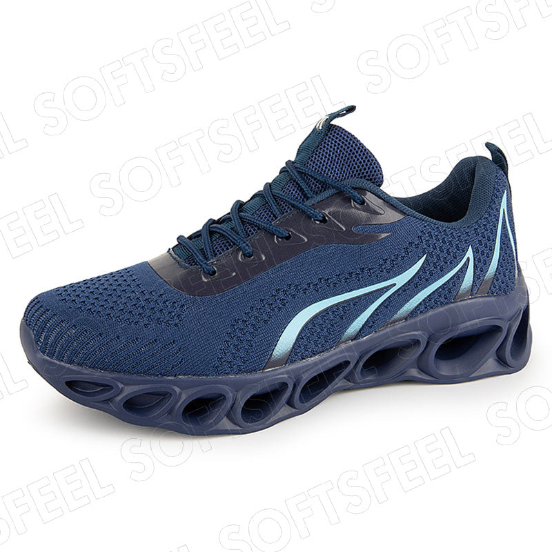 Softsfeel Men's Relieve Foot Pain Perfect Walking Shoes - Dark Blue