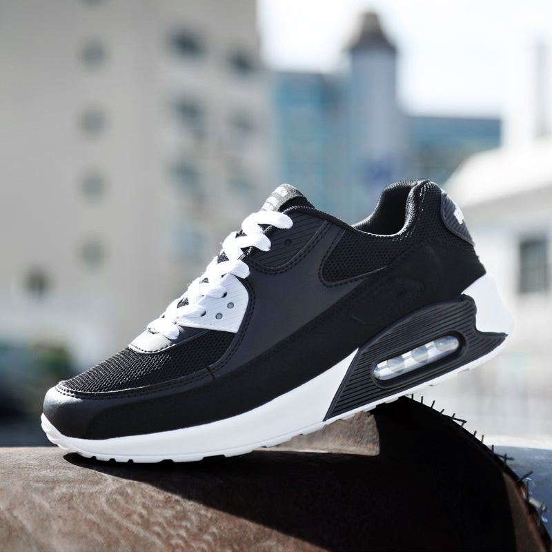 Women‘s Air Booster Walking Shoes Black&White