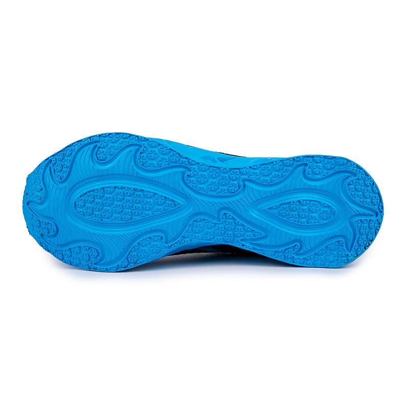 Softsfeel Men's Relieve Foot Pain Perfect Walking Shoes - Black Blue