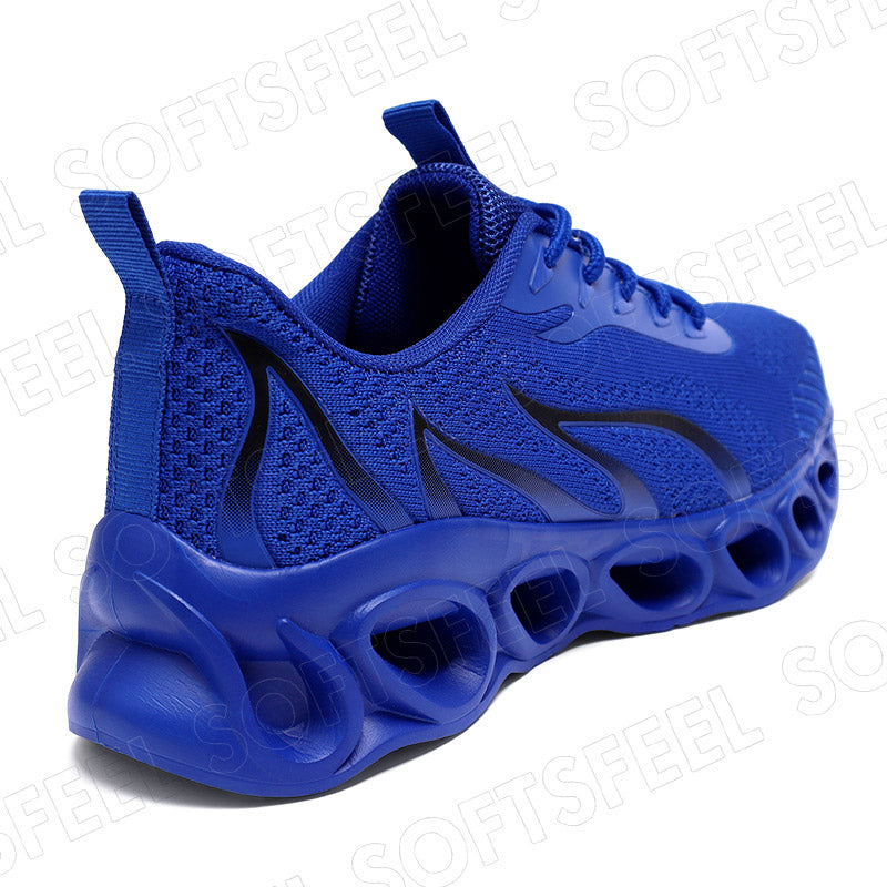 Softsfeel Women's Relieve Foot Pain Perfect Walking Shoes - Blue