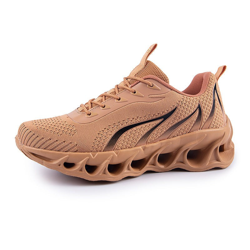 Softsfeel Men's Relieve Foot Pain Perfect Walking Shoes - Brown