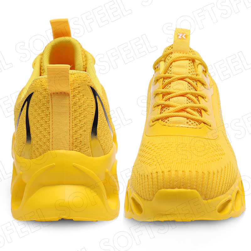 Softsfeel Men's Relieve Foot Pain Perfect Walking Shoes - Yellow