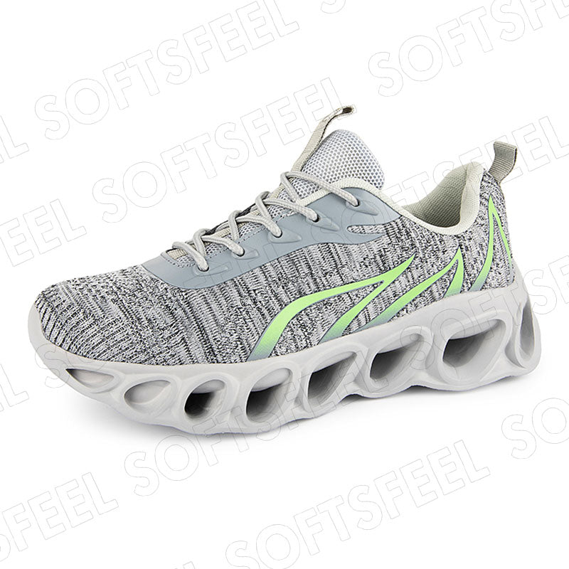 Softsfeel Men's Relieve Foot Pain Perfect Walking Shoes - Gray