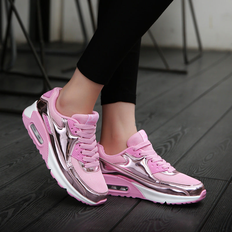 Women‘s Air Booster Walking Shoes Shiny Pink