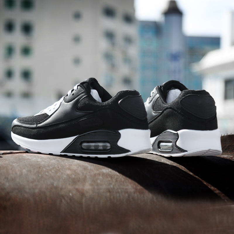 Women‘s Air Booster Walking Shoes Black&White