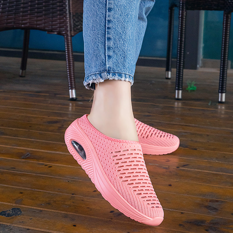 Softsfeel Women's Relieve Foot Pain Perfect Walking Sandals - Pink