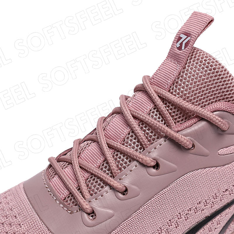 Softsfeel Women's Relieve Foot Pain Perfect Walking Shoes - Pink Black