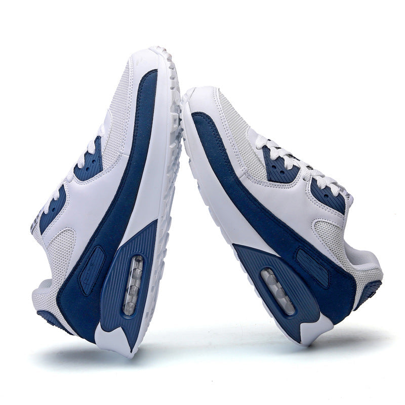 Men‘s Air Booster Walking Shoes White&Blue