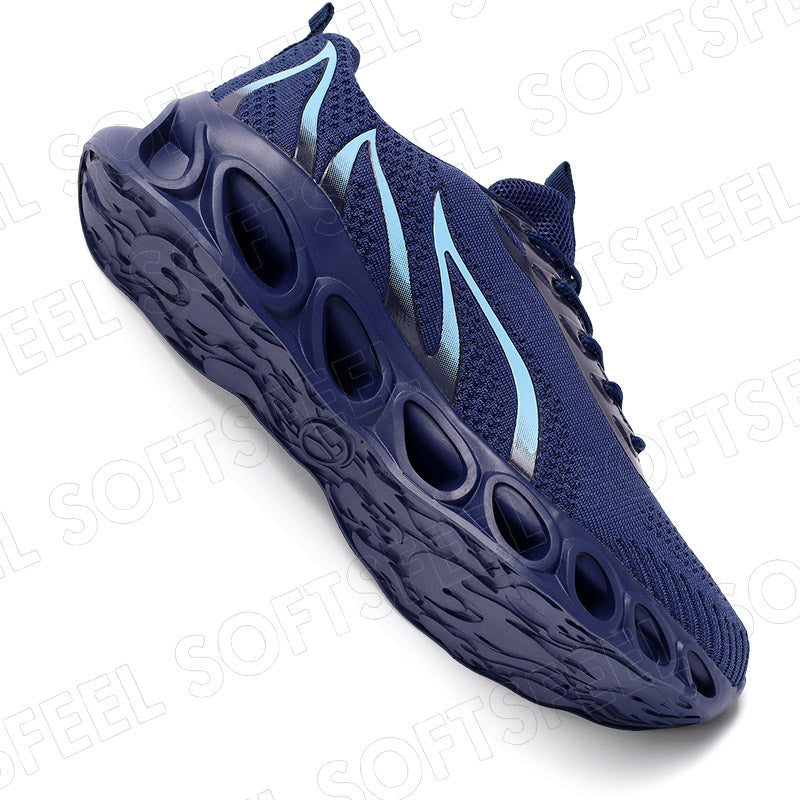 Softsfeel Women's Relieve Foot Pain Perfect Walking Shoes - Dark Blue