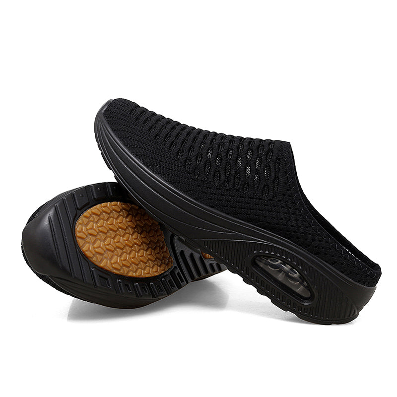 Softsfeel Women's Relieve Foot Pain Perfect Walking Sandals - Black