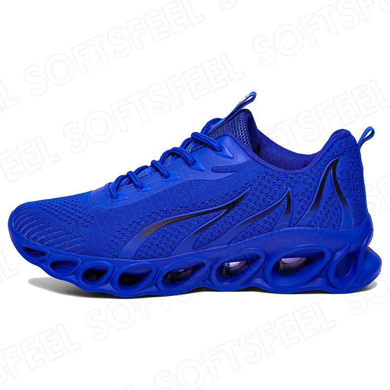 Softsfeel Women's Relieve Foot Pain Perfect Walking Shoes - Blue