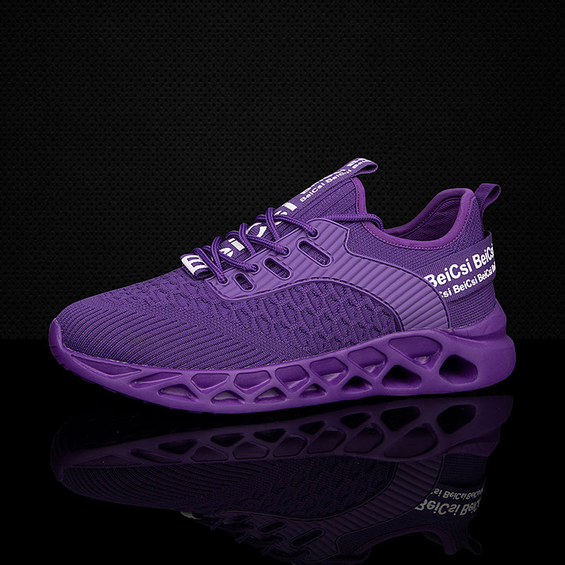 Softsfeel Women's Relieve Foot Pain Perfect Walking Shoes - Purple