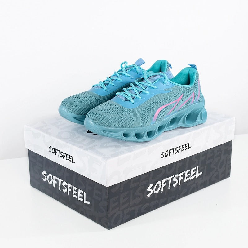 Softsfeel Men's Relieve Foot Pain Perfect Walking Shoes - Sky Blue
