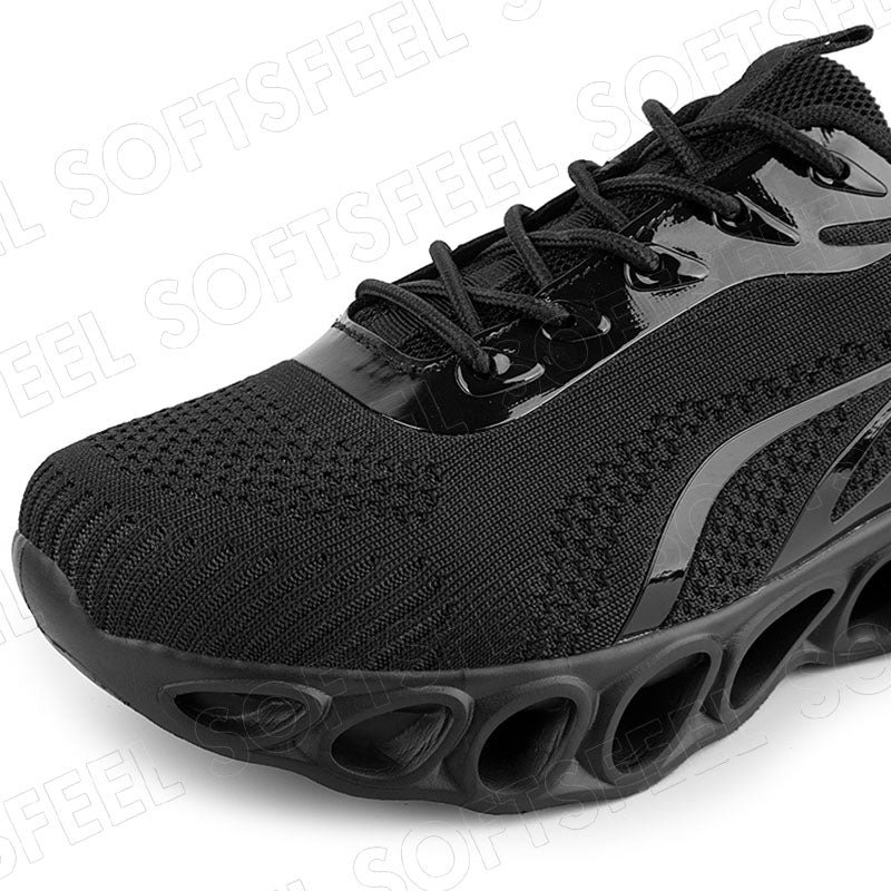 Softsfeel Women's Relieve Foot Pain Perfect Walking Shoes - Black