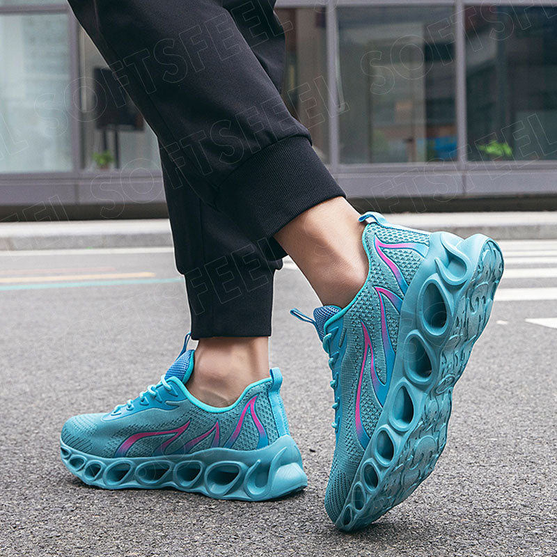 Softsfeel Women's Relieve Foot Pain Perfect Walking Shoes - Sky Blue