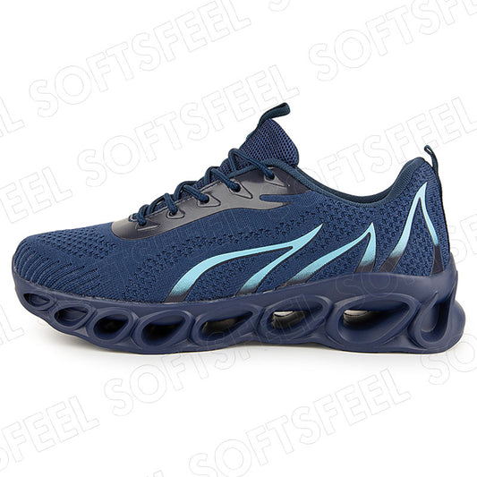 Softsfeel Men's Relieve Foot Pain Perfect Walking Shoes - Dark Blue