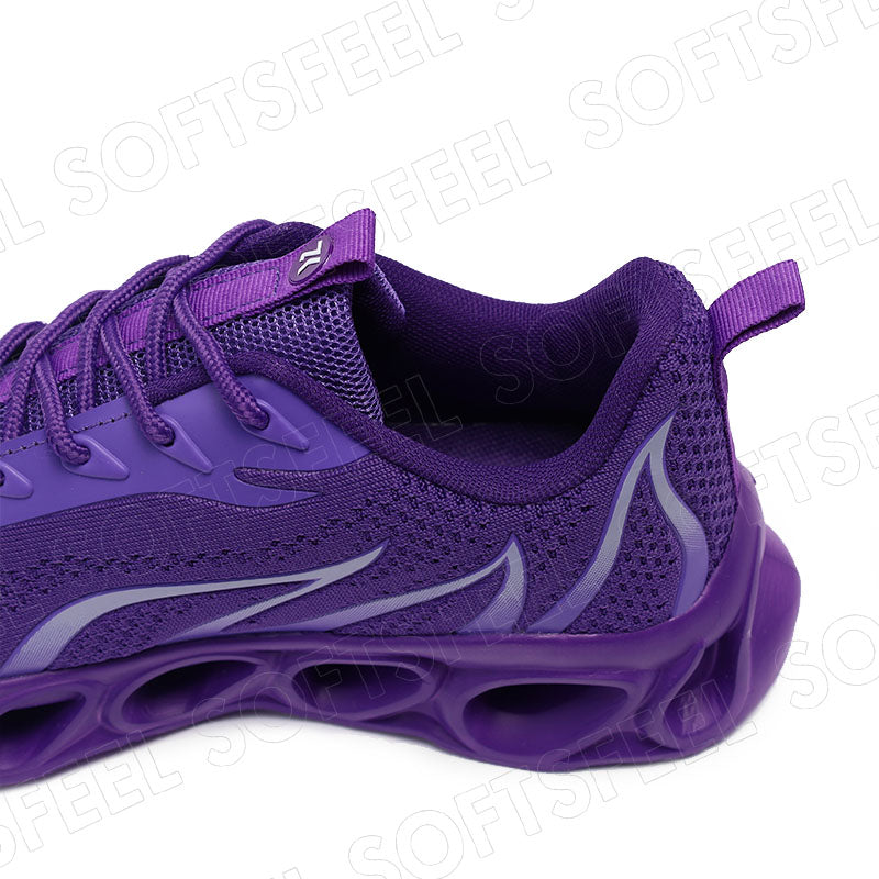 Softsfeel Men's Relieve Foot Pain Perfect Walking Shoes - Purple