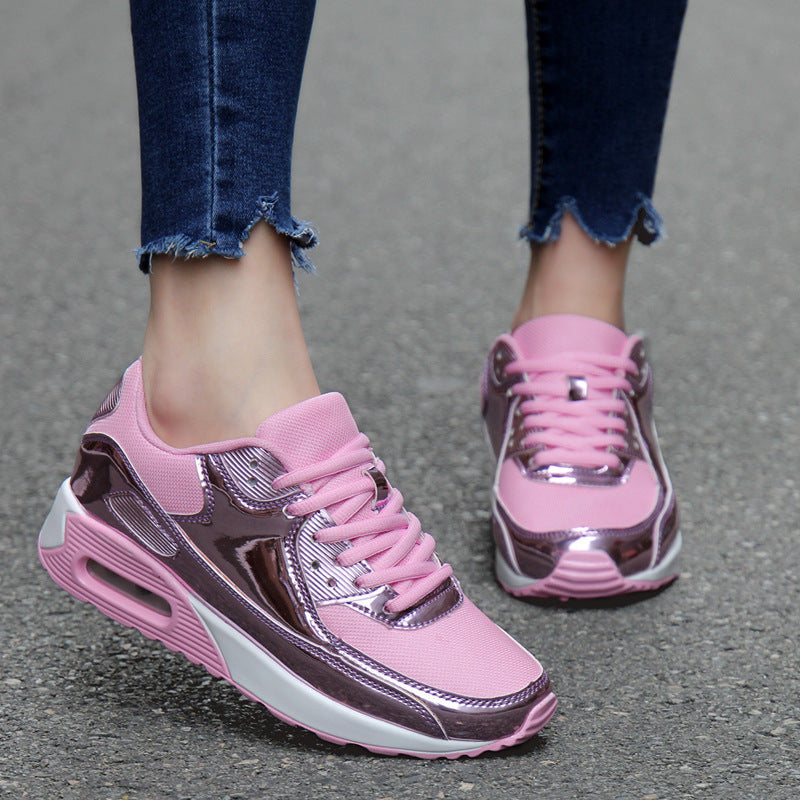 Women‘s Air Booster Walking Shoes Shiny Pink