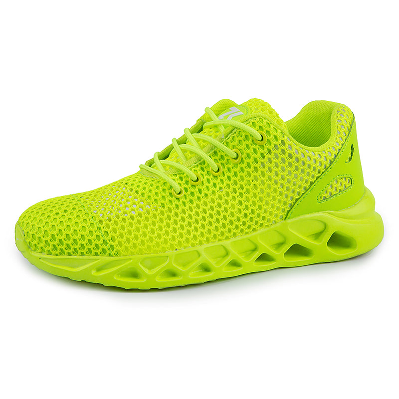 Softsfeel Cool Men's Relieve Foot Pain Perfect Walking Shoes-Neon Green