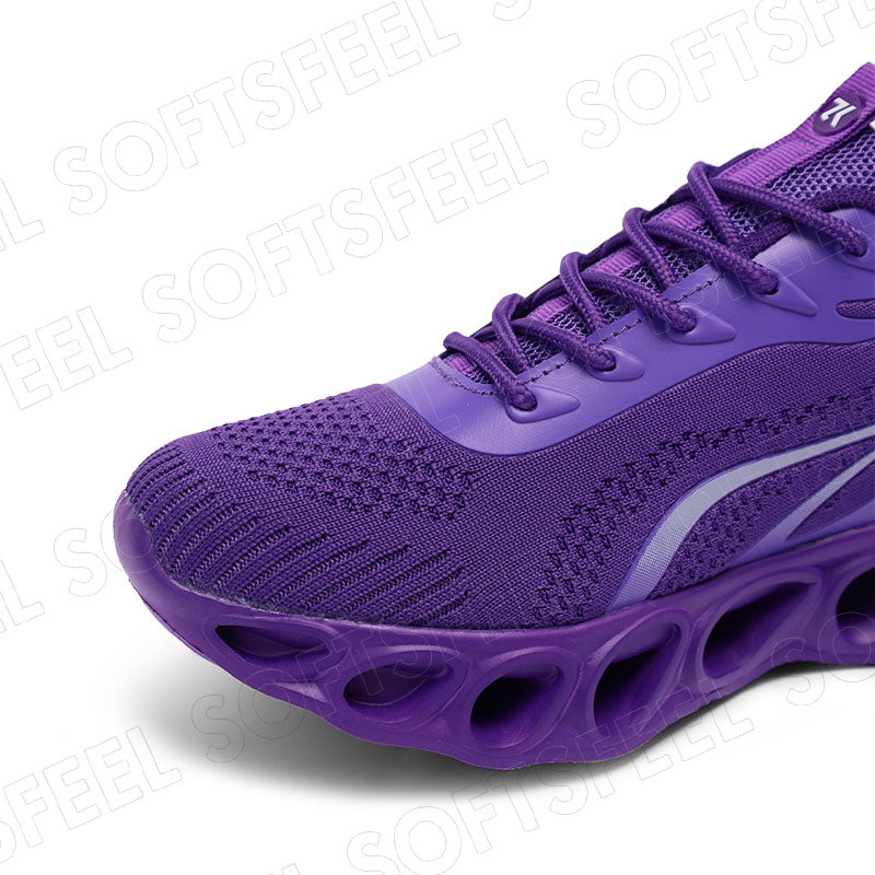 Softsfeel Men's Relieve Foot Pain Perfect Walking Shoes - Purple