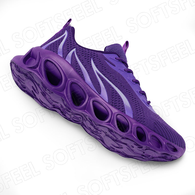 Softsfeel Men's Relieve Foot Pain Perfect Walking Shoes - Purple