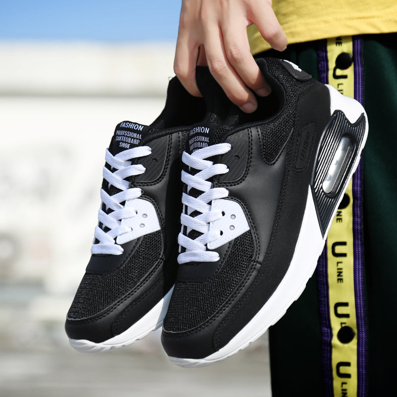 Women‘s Air Booster Walking Shoes Black&White