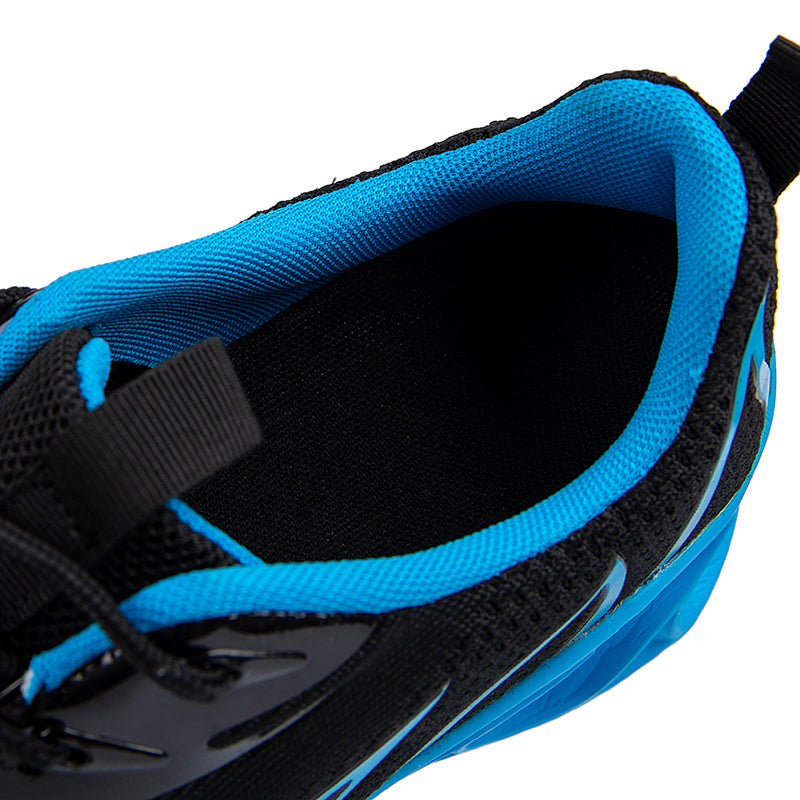 Softsfeel Men's Relieve Foot Pain Perfect Walking Shoes - Black Blue