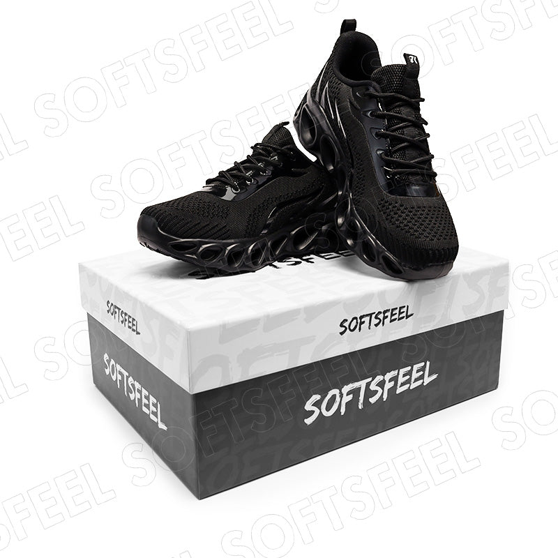 Softsfeel Women's Relieve Foot Pain Perfect Walking Shoes - Black