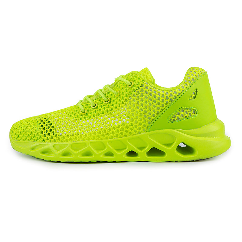 Softsfeel Cool Women's Relieve Foot Pain Perfect Walking Shoes - Neon Green