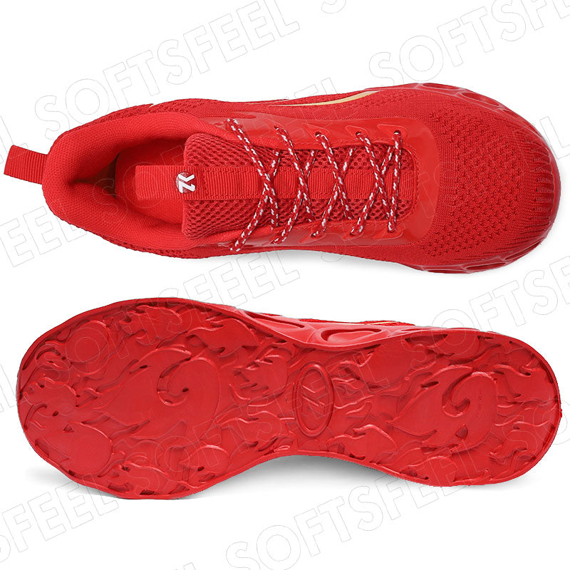 Softsfeel Men's Relieve Foot Pain Perfect Walking Shoes - Red