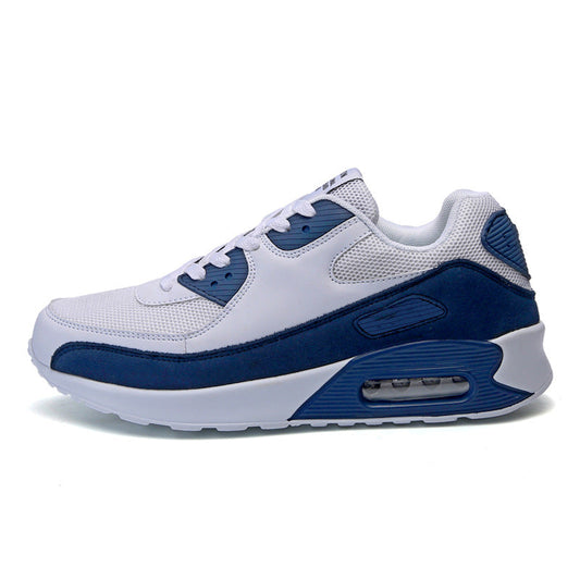 Men‘s Air Booster Walking Shoes White&Blue