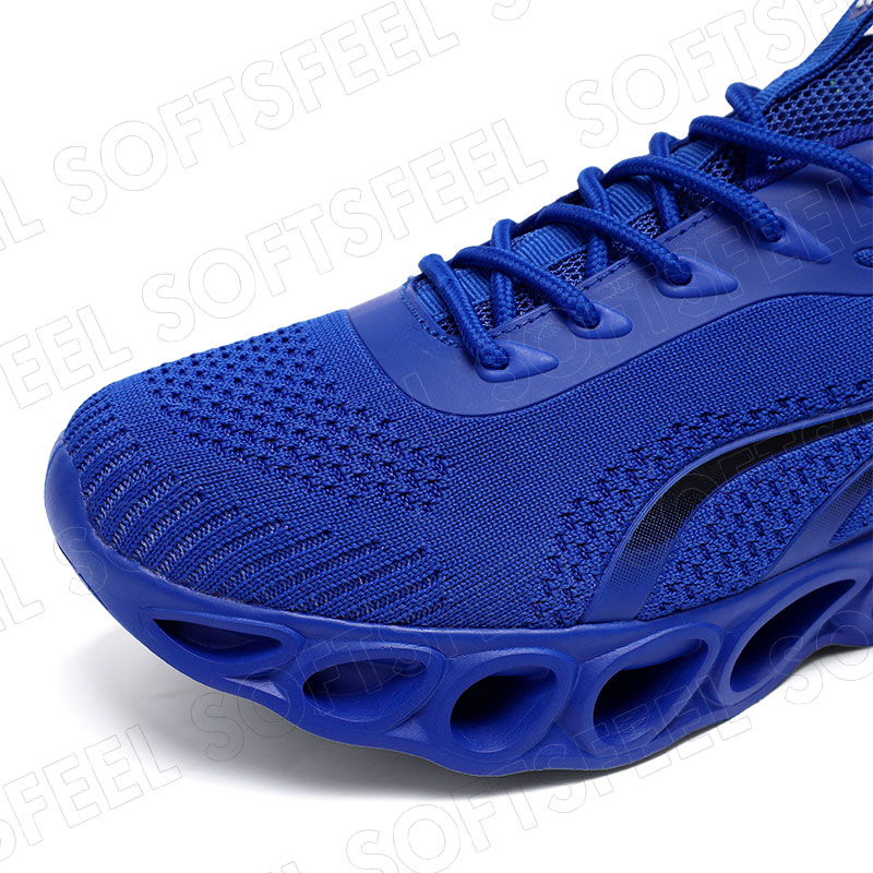 Softsfeel Men's Relieve Foot Pain Perfect Walking Shoes - Blue