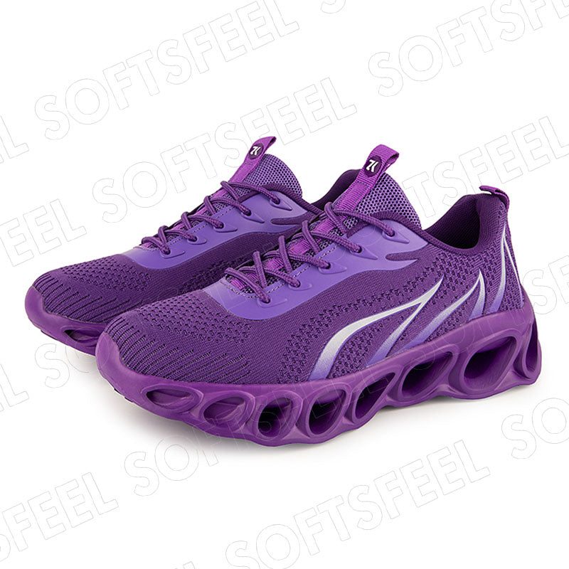 Softsfeel Men's Relieve Foot Pain Perfect Walking Shoes - Purple