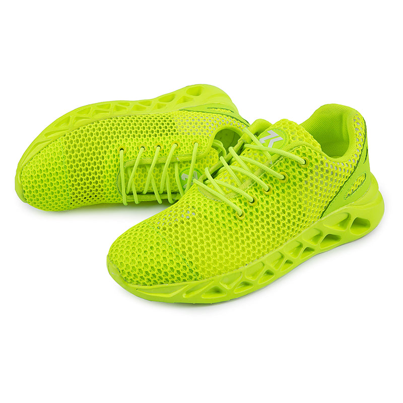 Softsfeel Cool Women's Relieve Foot Pain Perfect Walking Shoes - Neon Green